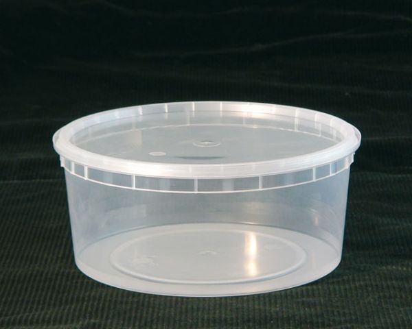 Box rund Ø 18cm - 1.45 Liter Plastebox mit Deckel