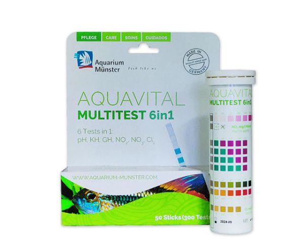 6in1 Multiteststreifen - Wassertest AquaVital