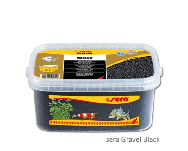 Sera Gravel - Black - 2-3mm schwarzer Aquariumkies